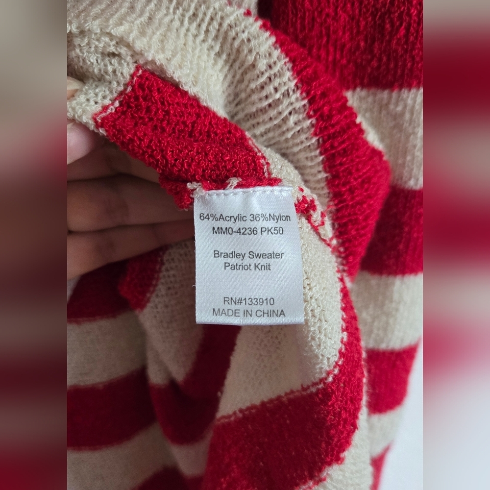 Show Me Your MuMu Bradley Sweater Patriot Knit Size Small - Picture 4 of 8